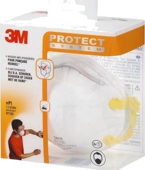 Partikkelfilter Munnbind 3M 8710 Ffp1 3 Stk Partikkelfilter Munnbind 3M 8710 Ffp1 3 Stk