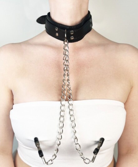 Shiver Shiver Choker + Nipple Clamps The Pinch YL-80412