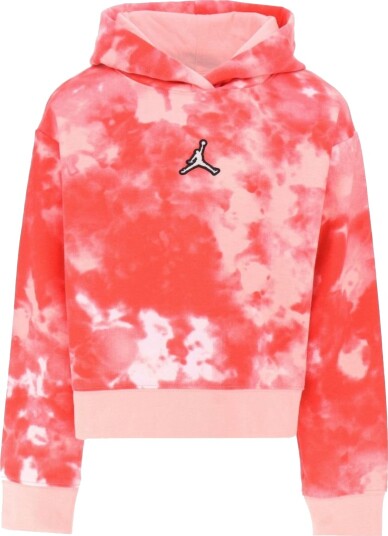 Jordan Hettegenser Beskåret Essentials Røykfargestoff Atmo Jordan 13 15 år 158 170 Hettegenser Rosa