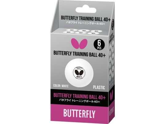 Butterfly Butterfly Trening Bordtennisballer Hvit - 6 Stk. Butterfly Butterfly Trening Bordtennisballer Hvit - 6 Stk.