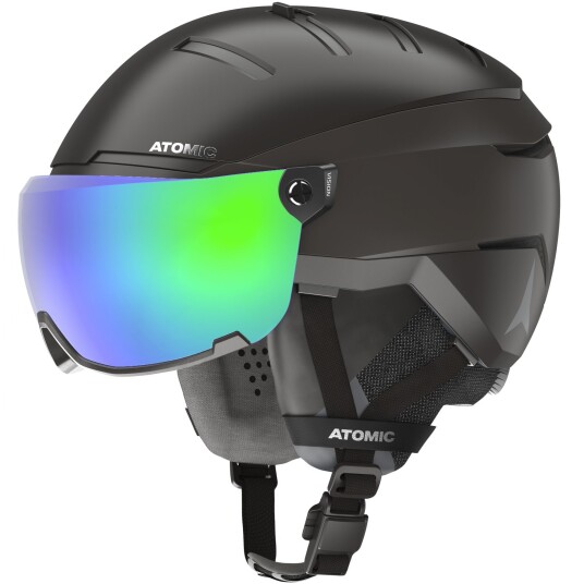 Atomic Savor GT Amid Visor HD Skihjelm med Visir Black 55-59cm
