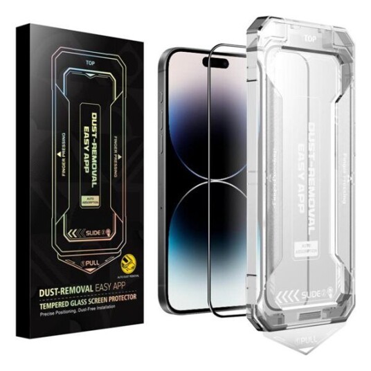 Herdet skjermbeskytter med enkel installasjon for iPhone 14 Pro Max