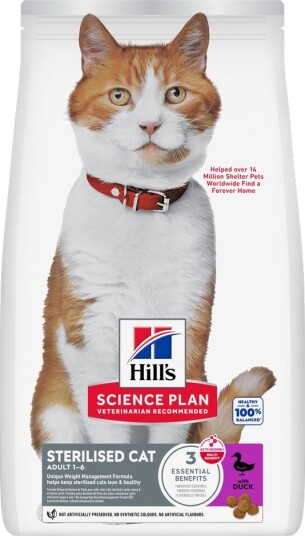 Hill'S Science Plan Sterilised Cat Adult 1-6 And 2 X 10 kg
