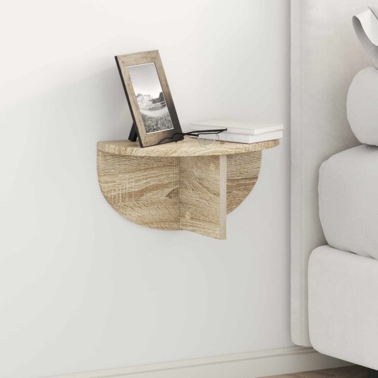  Vegghylle Veggmontert Sonoma eik 38 x 19 x 19 cm Konstruert tre