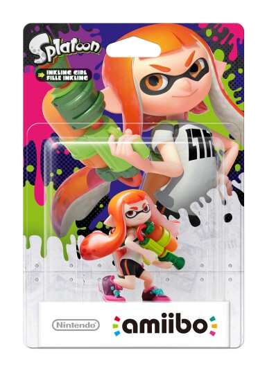 Nintendo Amiibo Inkling Girl Figur - Splatoon Samling