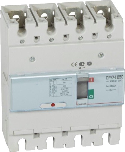 Legrand DPX3-I 250 Lastbryter 4P 250A 50kA