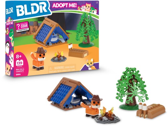 BLDR Adopt Me! Byggesett Rev med Campingplass