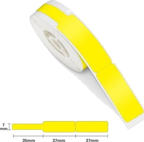 Niimbot Etikett Rull Til Etikettprinter 008 7002105 Fargeblandet Sort 12,5 X 109,0 Mm 1 X 65 Etiketter A2k18638301