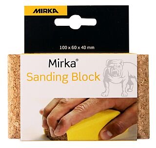 Mirka 100x60x40 mm Kork Slipekloss til Elektroverktøy