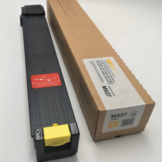 TB Toner Gul (15.000 sider) erstatter Sharp MX-27GTYA TB Premium toner