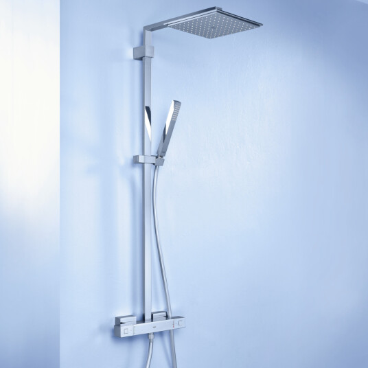 Grohe Euphoria Cube System 230 230x230 mm, med 1 stråletype, Krom