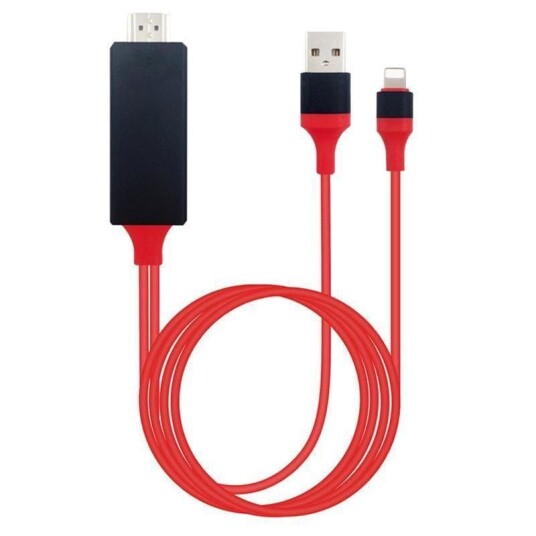 Lightning til HDMI adapter 2 m