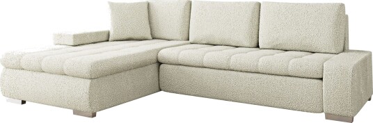 Cerys Sovesofa med sjeselong 4 seter   Beige