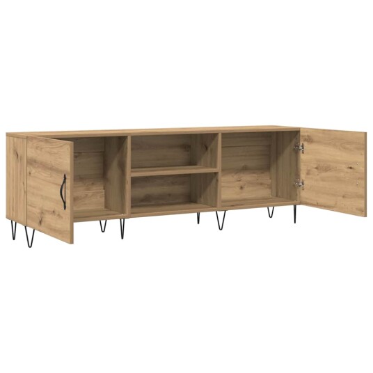  TV-benk artisan eik 150x30x50 cm konstruert tre 8721158445681