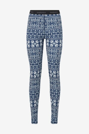 Bagheera - Longs Merino Dalecarlian Pants W - Blå