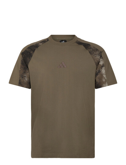 Adidas Sportswear M Camo Print Te   Khaki green   M