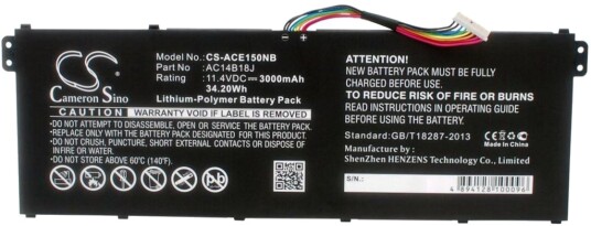 Batteri til Acer Aspire E11 11.4V etc