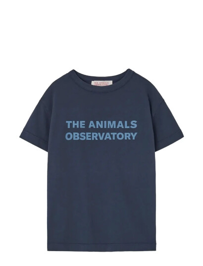 THE ANIMALS OBSERVATORY Navy Orion T-Shirt - Navy - 4 Y THE ANIMALS OBSERVATORY Navy Orion T-Shirt - Navy - 4 Y