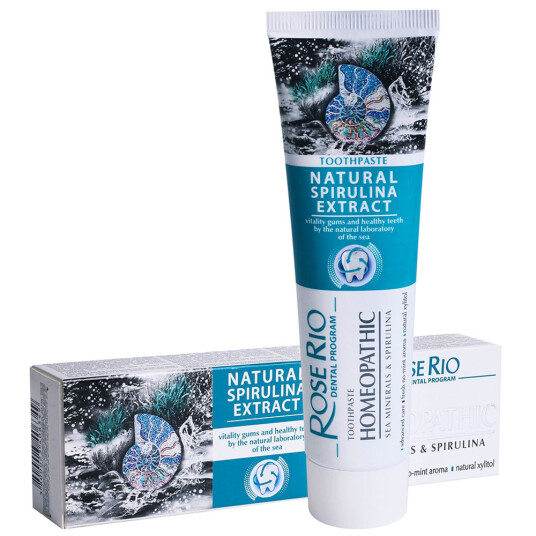 Rose Rio Homeopathic Tannkrem Spirulina & Sea Minerals