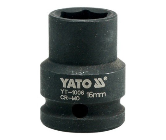 Yato 6-Punkts Slagsokkel 1/2" 16mm Krom-Molybdenstål
