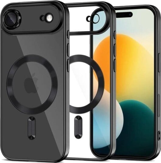 Tech Protect iPhone Air MagFlex deksel   MagSafe kompatibelt   klar / svart