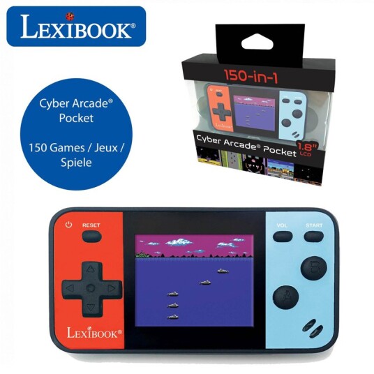 Lexibook Cyber Arcade Håndholdt Spillkonsoll med 150 Spill og Spider-Man Tema