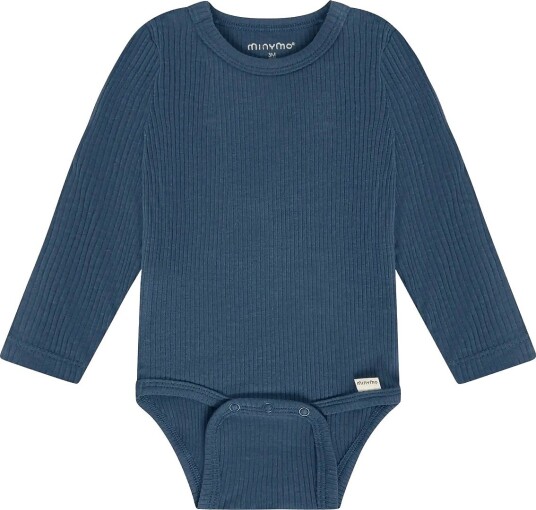 Minymo Body Ls Rib MIDNIGHT NAVY 56