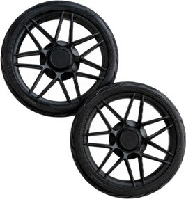 Emmaljunga SENTO PRO/MAX QUAD Hjulpakke 310 URBAN 2027 Black