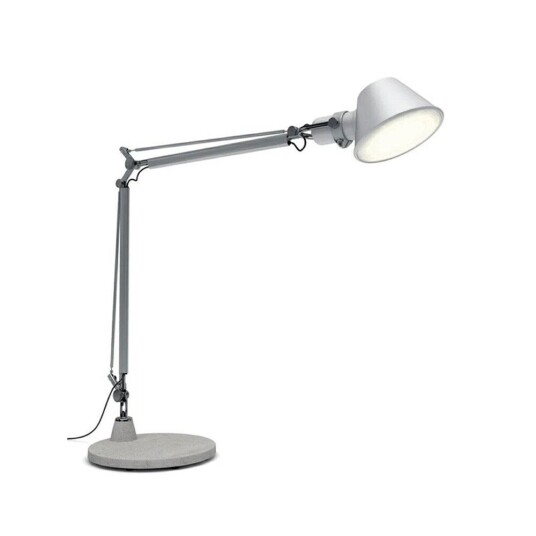 Artemide - Tolomeo Bordlampe LED Alu m/Alu Fot