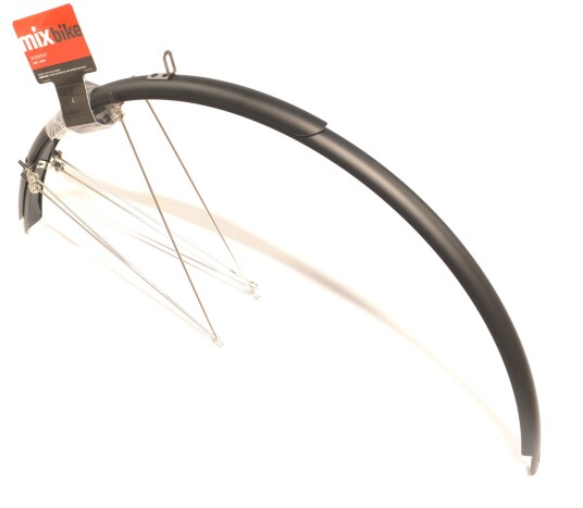 Mixbike Skjermsett Til Citybike 33mm Matt Sort