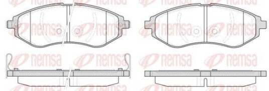Bremseklosser REMSA 0986.02