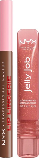 NYX PROFESSIONAL MAKEUP Lip Power Pair Set Lip Lingerie Liner Stain 06 NYX PROFESSIONAL MAKEUP Lip Power Pair Set Lip Lingerie Liner Stain 06