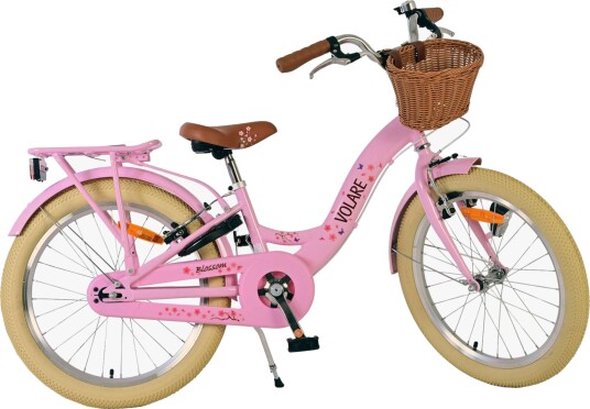 Volare Blossom Sykkel Håndbrems 20 Tommer, Rosa