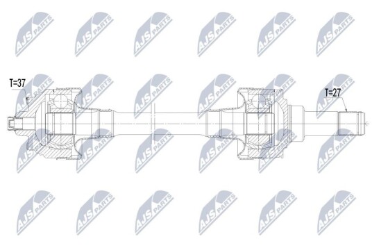 Nty Drivaksel NTY NPW BM 242