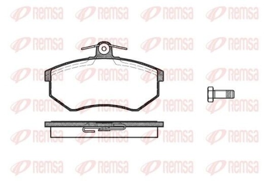 Bremseklosser REMSA 0134.10 Bremseklosser REMSA 0134.10