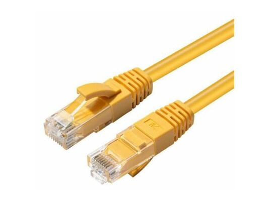 Microconnect Nettverkskabel Rj 45 Hann Til Rj 45 Hann 10 M Utp Cat 5E Gul UTP510Y