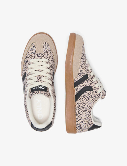 ONLY Onllydie Pu Leo Sneaker   Beige   37