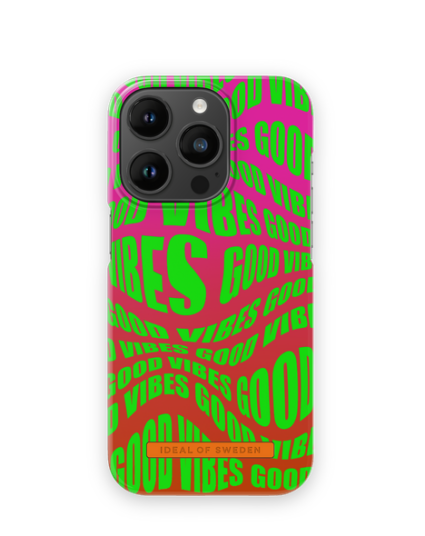 Ideal Of Sweden Printed Case iPhone 14 Pro Good Vibes