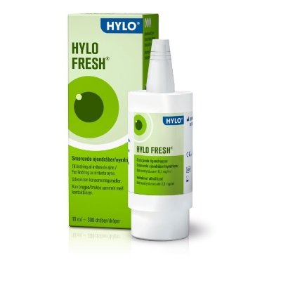Hylo Fresh Øyedråper 10 ml – Hyaluronsyre & Øyentrøst for irriterte og tørre øyne Hylo Fresh Øyedråper 10 ml – Hyaluronsyre & Øyentrøst for irriterte og tørre øyne
