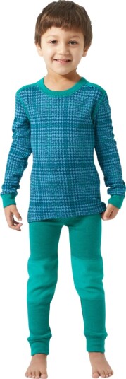 Helly Hansen Graphic Lifa® Merino Ull Undertøysett Barn Grønn 116 Grønn116