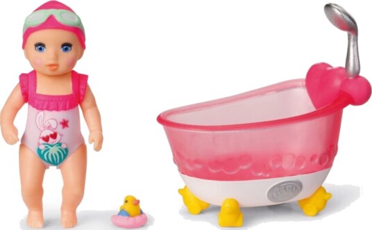 Baby Born Minis Amy Dukke Med Badekar 6,5 cm 3 År+