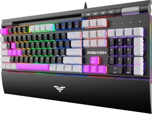 Preyon Long Scratch Brown Gamingtastatur PLSB104B