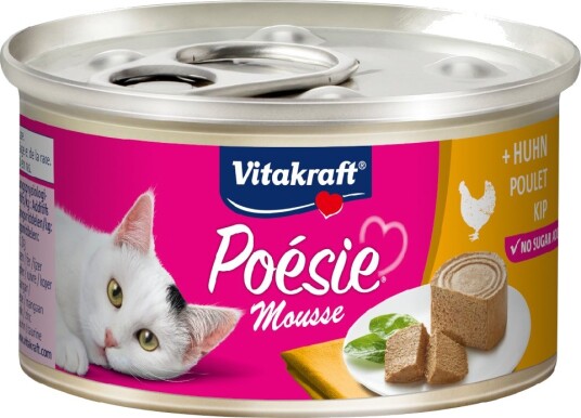 Vitakraft Våtfôr Poésie Mousse Kylling 12 X 85 G