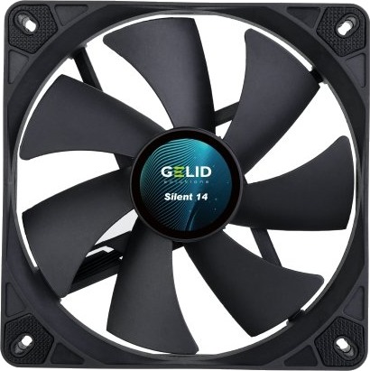 Gelid Solutions Fn-Px14-11 Vifte 14cm 1000 Rpm 21 Db 67.4 Cfm Sort
