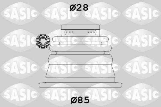 Sasic Mansjett drivaksel SASIC 4003451