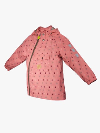 Kattnakken Vindjakke Rosa 122/128