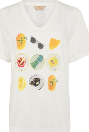 Culture Cucahil Gith T Shirt Cream L