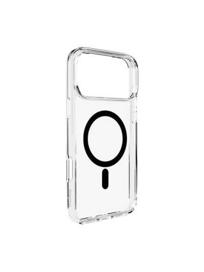 Puro Lite Mag Mobildeksel for iPhone 17 Pro - Gjennomsiktig med Svart Ring Puro Lite Mag Mobildeksel for iPhone 17 Pro - Gjennomsiktig med Svart Ring