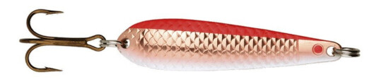Søvik Auren sluk, rød/kobber/pearl - 18 gram