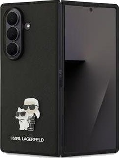 Karl Lagerfeld Saffiano Deksel for Samsung Galaxy Z Fold7 - Svart